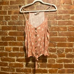 Pink Rose tank top size L